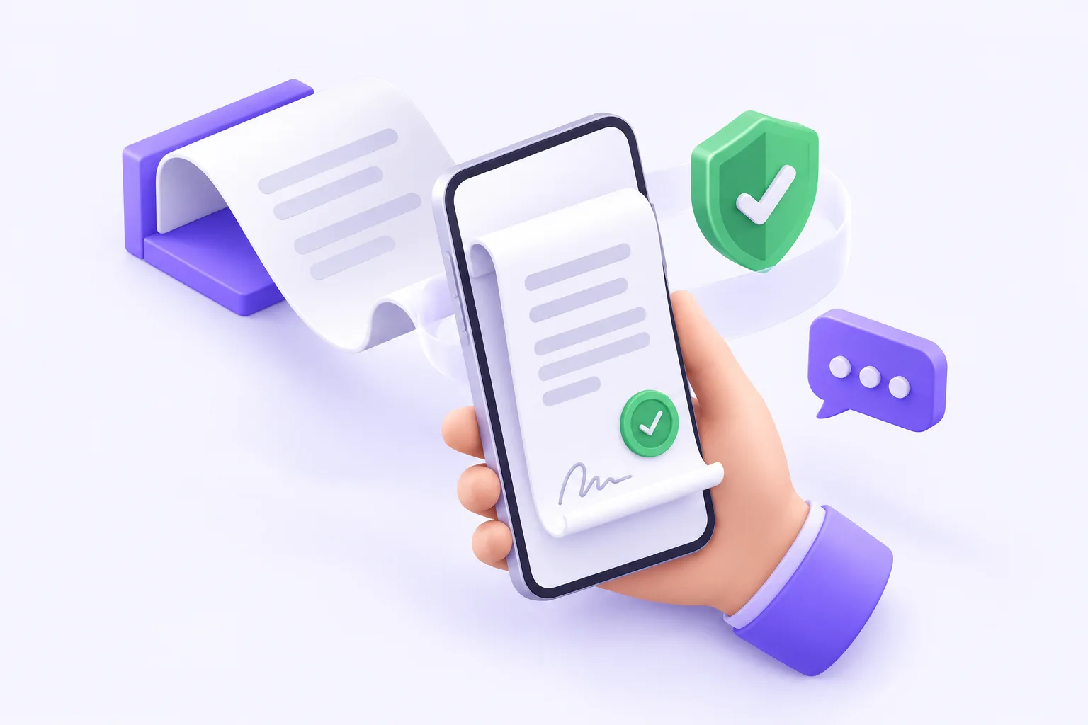 Подписание через eGov и SMS